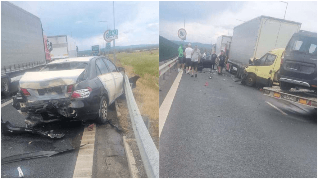 Accident grav pe autostrada A1, în județul Timiș