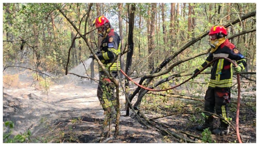 Pompierii Români Intervin În Serbia Pentru Stingerea Unui Incendiu De Vegetație