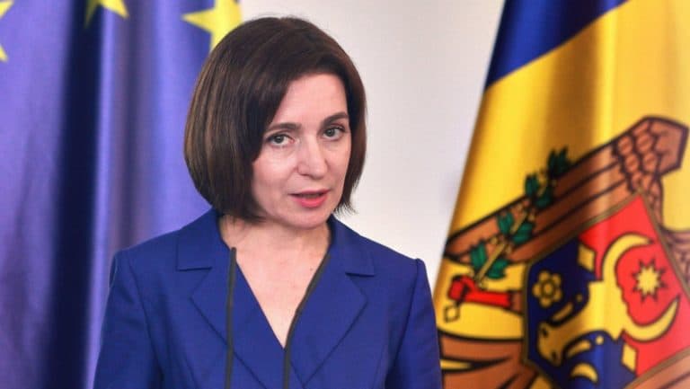 Maia Sandu afirmă că unele drone rusești intră intenționat în Moldova