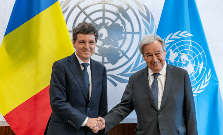 Nicuşor Dan afirmă că România va întări ONU după întâlnirea cu Antonio Guterres