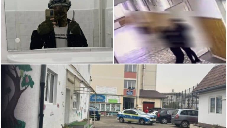 Atac cu cuțitul la școala din Bistrița: Cursurile reluate sub supravegherea poliției
