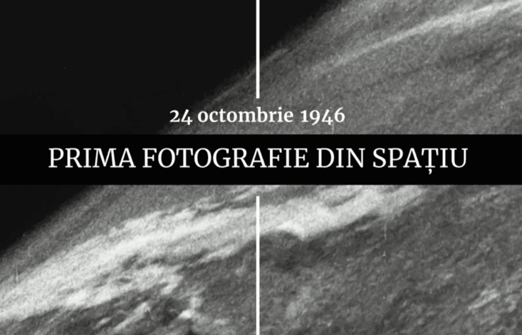 Prima fotografie a Pământului din spațiu, realizată pe 24 octombrie