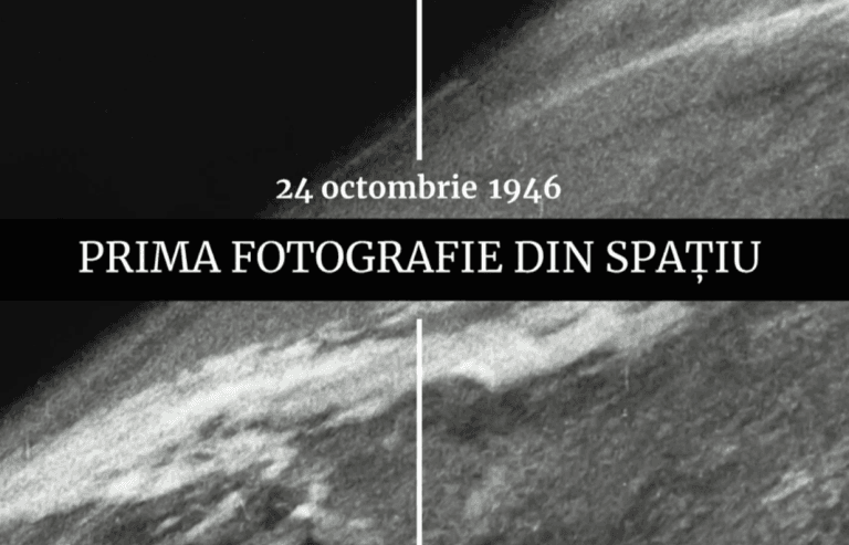 Prima fotografie a Pământului din spațiu, realizată pe 24 octombrie