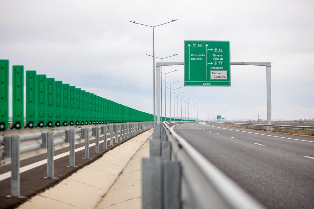 Pasajul DN3 peste Autostrada Bucureştiului A0 este deschis circulaţiei